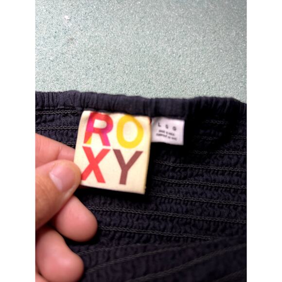 Roxy y2k halter sundress embroidered floral large hawaiian beach boho resortwear - Picture 4 of 10